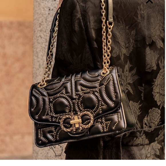 Salvatore Ferragamo Handbags - Salvatore Ferragamo Quilted Gancini Leather Bag